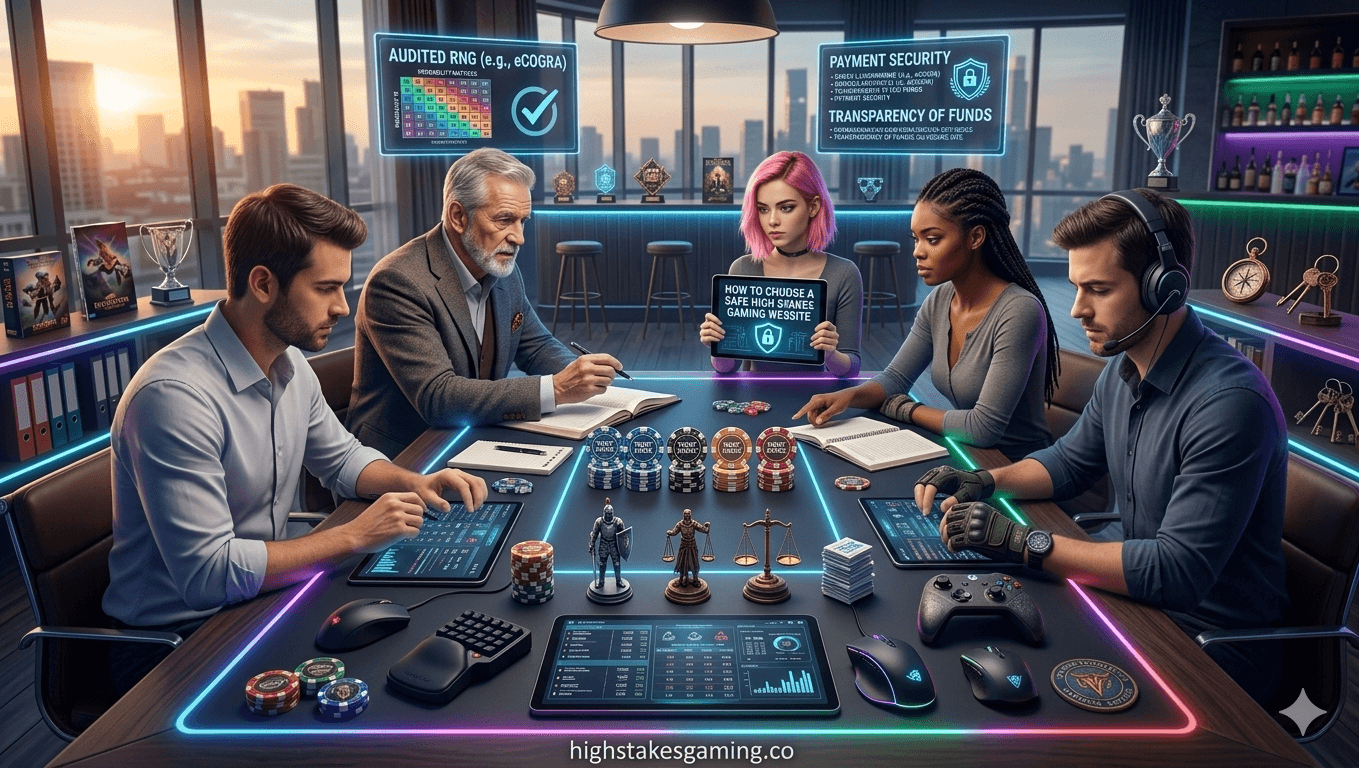 How to Choose a Safe High Stakes Gaming Website